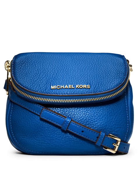 michael kors blue buckle bag|Michael Kors blue crossbody bag.